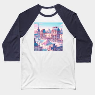 Louvre Museum Paris Baseball T-Shirt